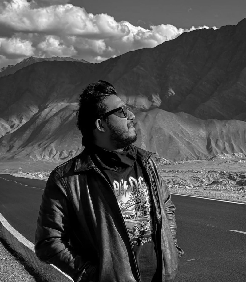 Founder of Fixer Producer on location in Ladakh